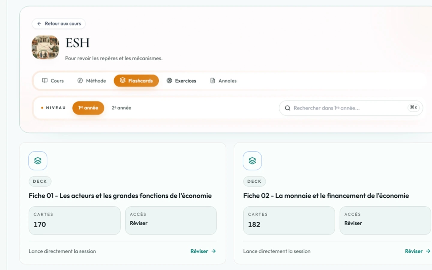 Flashcards d'ESH - ESH